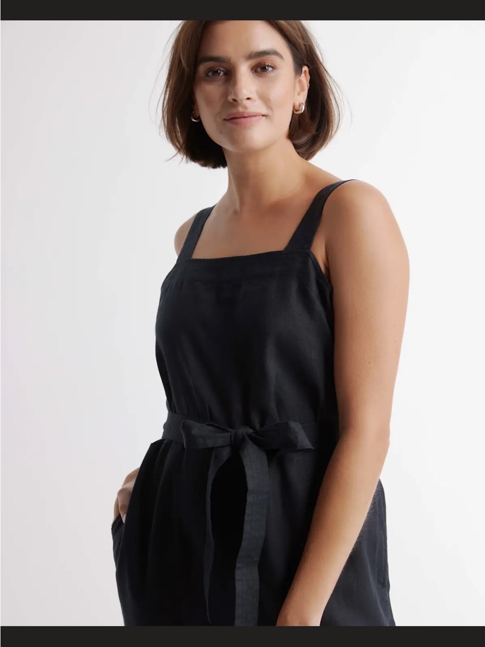 Quince European linen jumpsuit - Picture 2 of 8
